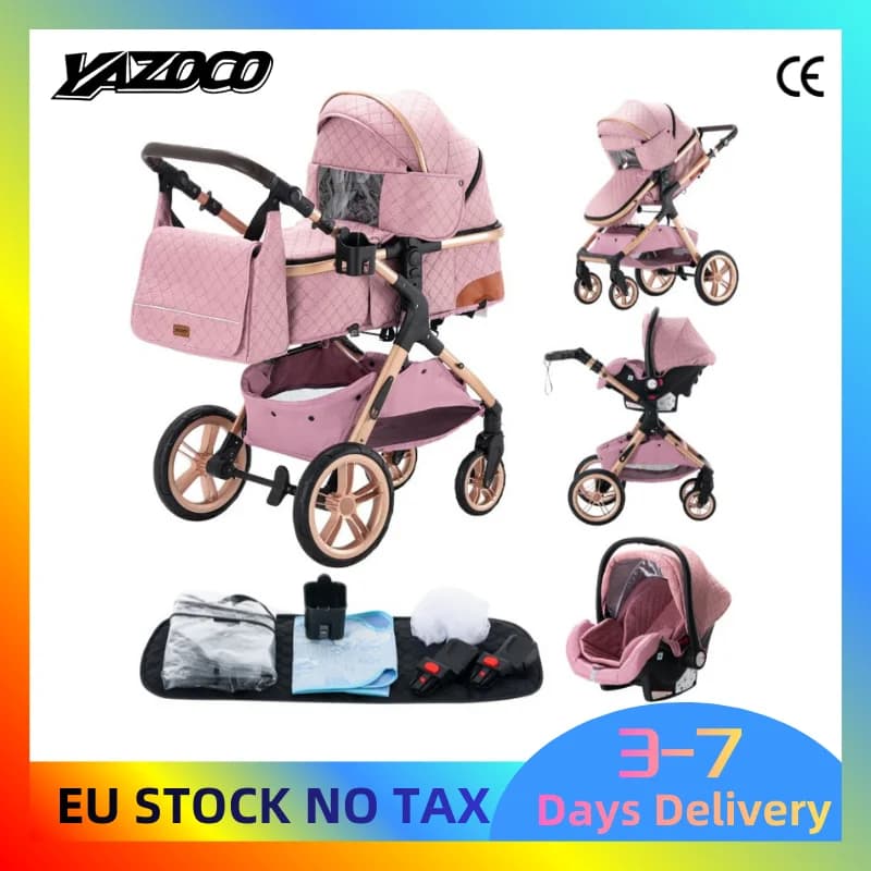 Baby stroller 3 in 1 baby cars Baby carriage baby newborn items lightweight strollers car seat for baby four wheel strollers