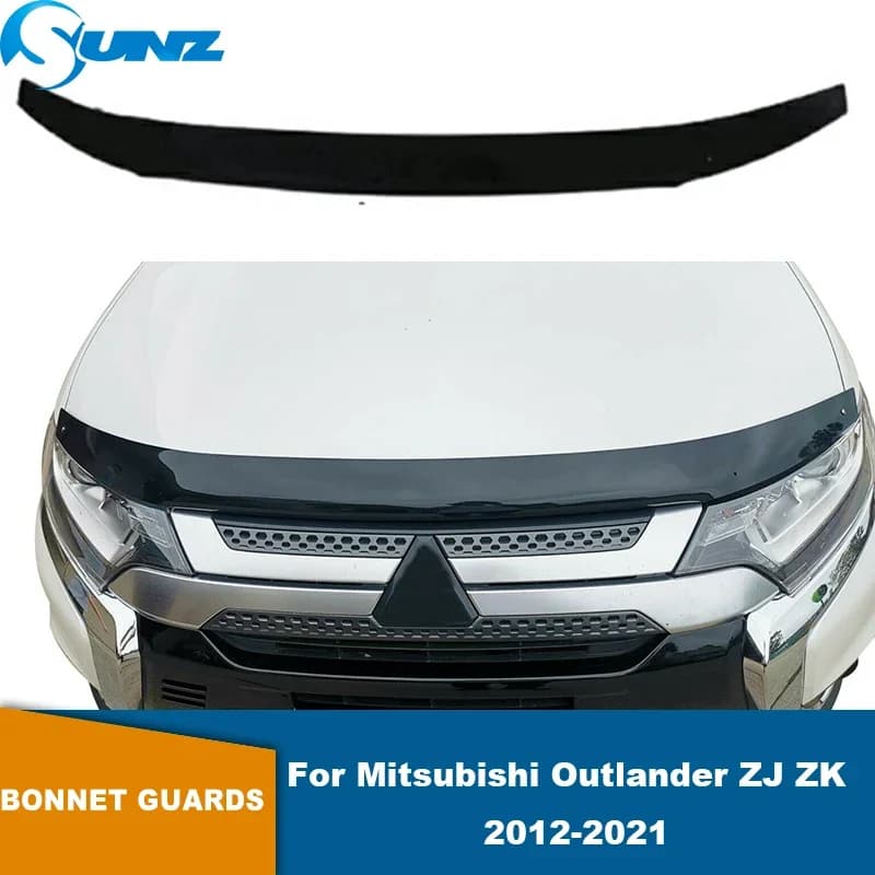 Bonnet Guard For Mitsubishi Outlander ZJ ZK ZL 2012 2013 2014 2015 2016 2017 2018 2019 2020 2021 Hood Bonnet Deflector BugShield