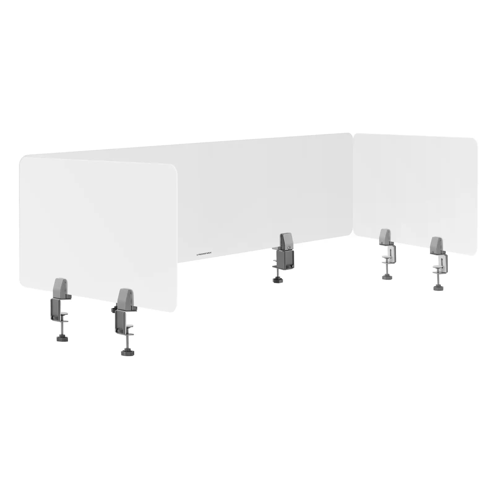 Divisorio per scrivania - set da 3 con 2 dimensioni: 1.500 x 400 mm, 750 x 400 mm | Fromm & Starck