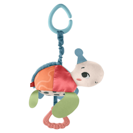 Fisher-Price Baby Stroller Turtle Plush Toy