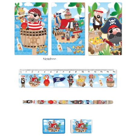 Fun Stationery Pirates – 5 Pcs