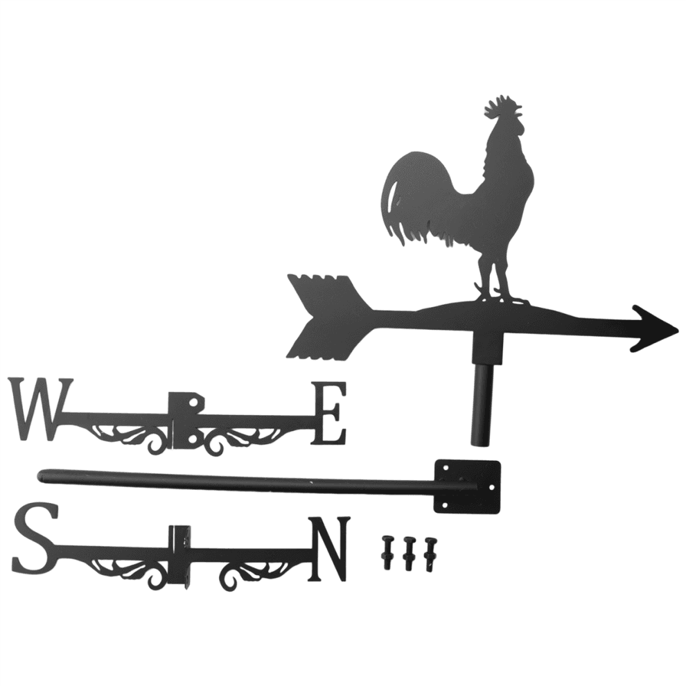 Weathervane with Animal Chickens Stake Weather Vane Wind Direction
