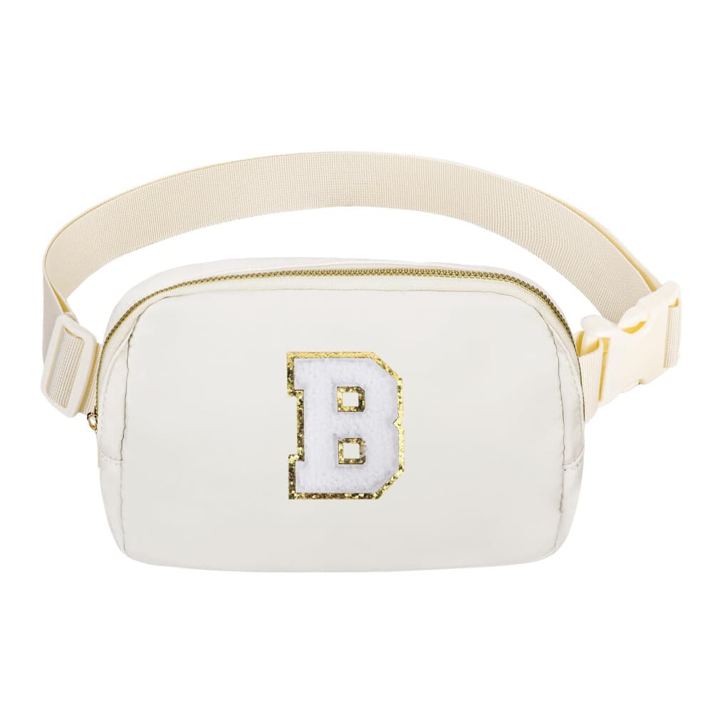 Birthday Gifts Christmas Personalized Gift for 4 5 6 7 8 9 10 11 12 13 14 Year old Girls Teen Sister Kid Initial Letter Fanny Pack Trendy Stuff Crossb