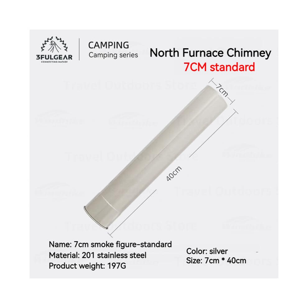 (7cm chimney standard)3F UL Gear Fire Wood Heater Pellet Stove Furnace Burner Christmas Fireplace Trip