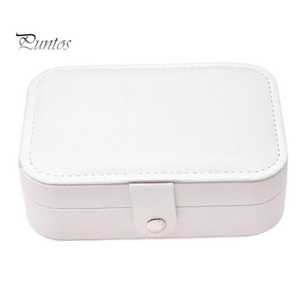 (White) Jewelry Storage Box, Earring Necklace Holder, Large Capacity, Multiple Compartments,