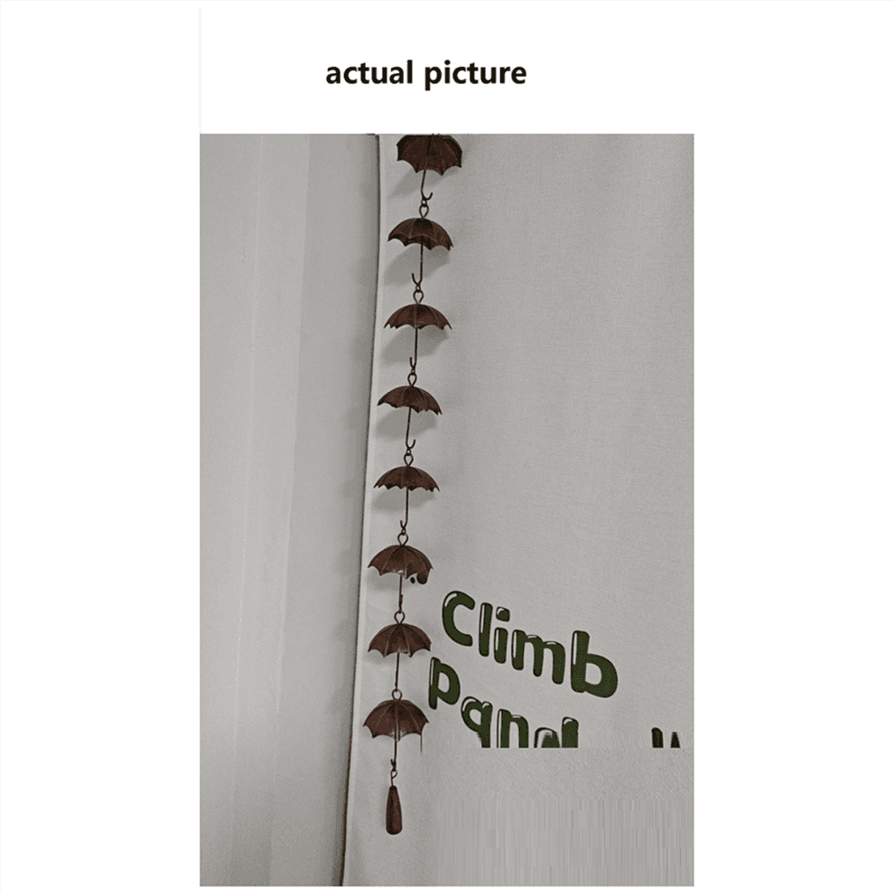 Rain Chains Metal Rain Chain Decorative Umbrella Rain Chain