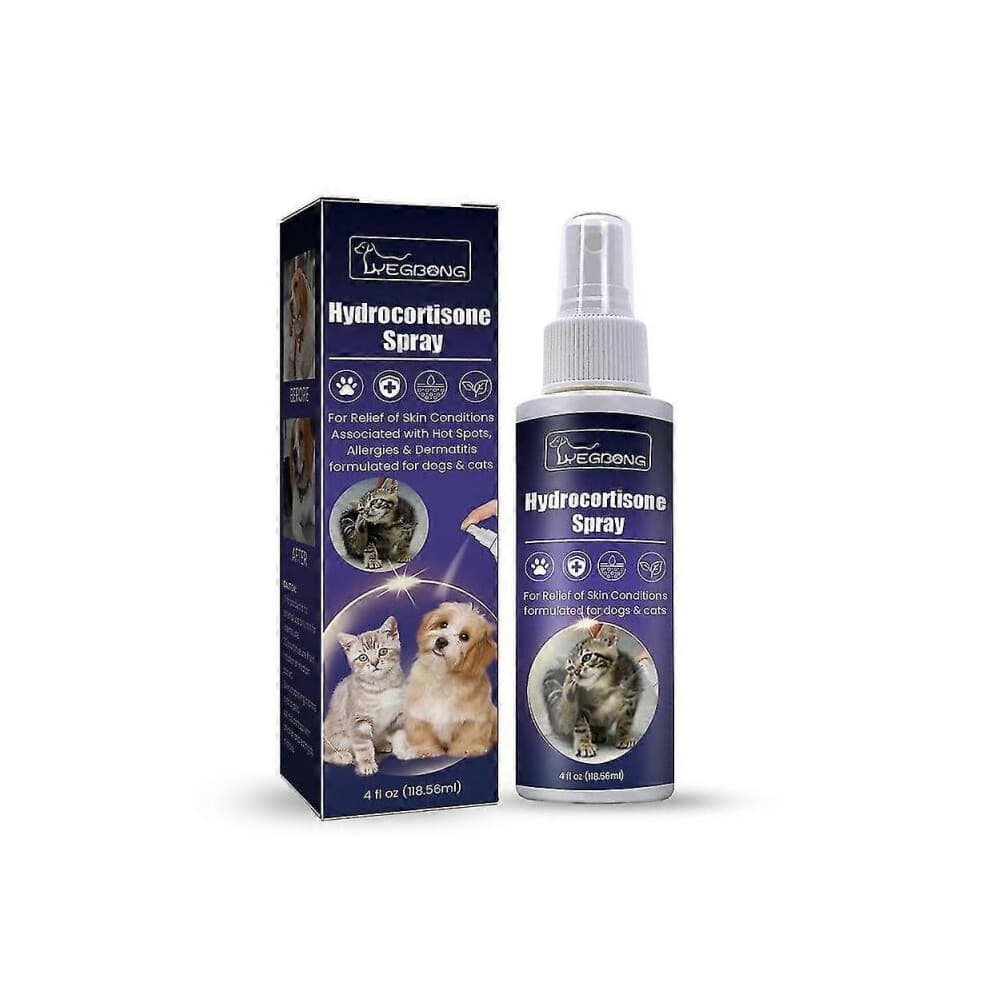 New Hydrocortisone Pet Anti Itching for Dogs And Cats 118ml