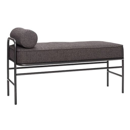 Hubsch Metal / wood sofa - black including cushions