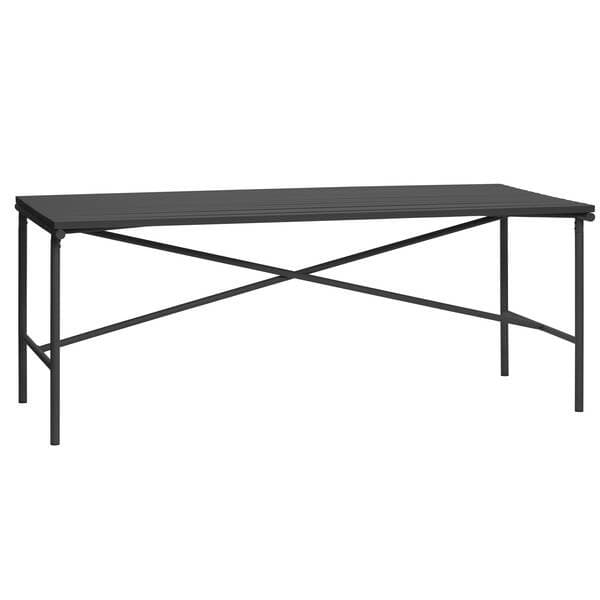 Hubsch Outdoor table metal - black