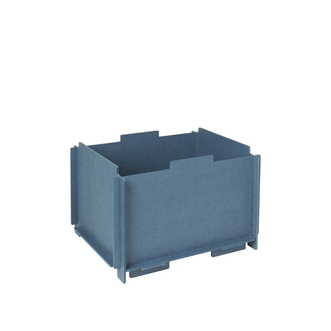Broste Copenhagen Stacie storage box blue large - 32000054