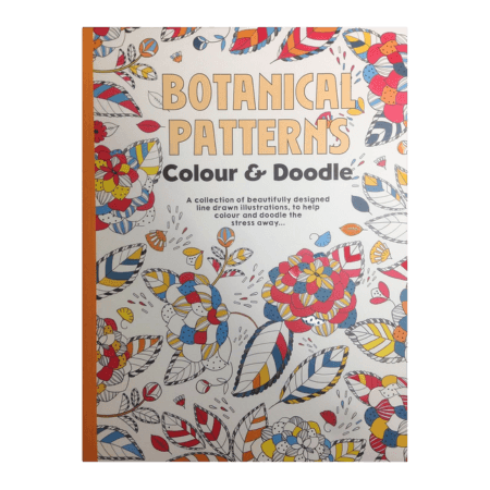 Colour & Doodle Botanical Patterns Colouring Book