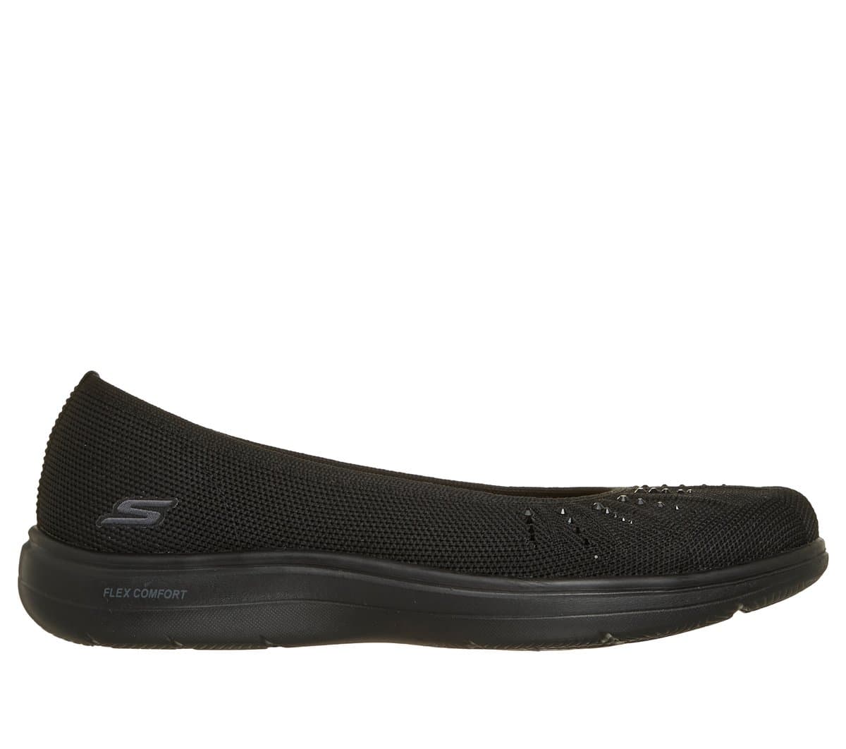 Skechers Women's On-The-GO Flex Radiant - Summer Shoes in Black, Size 2, Vegan