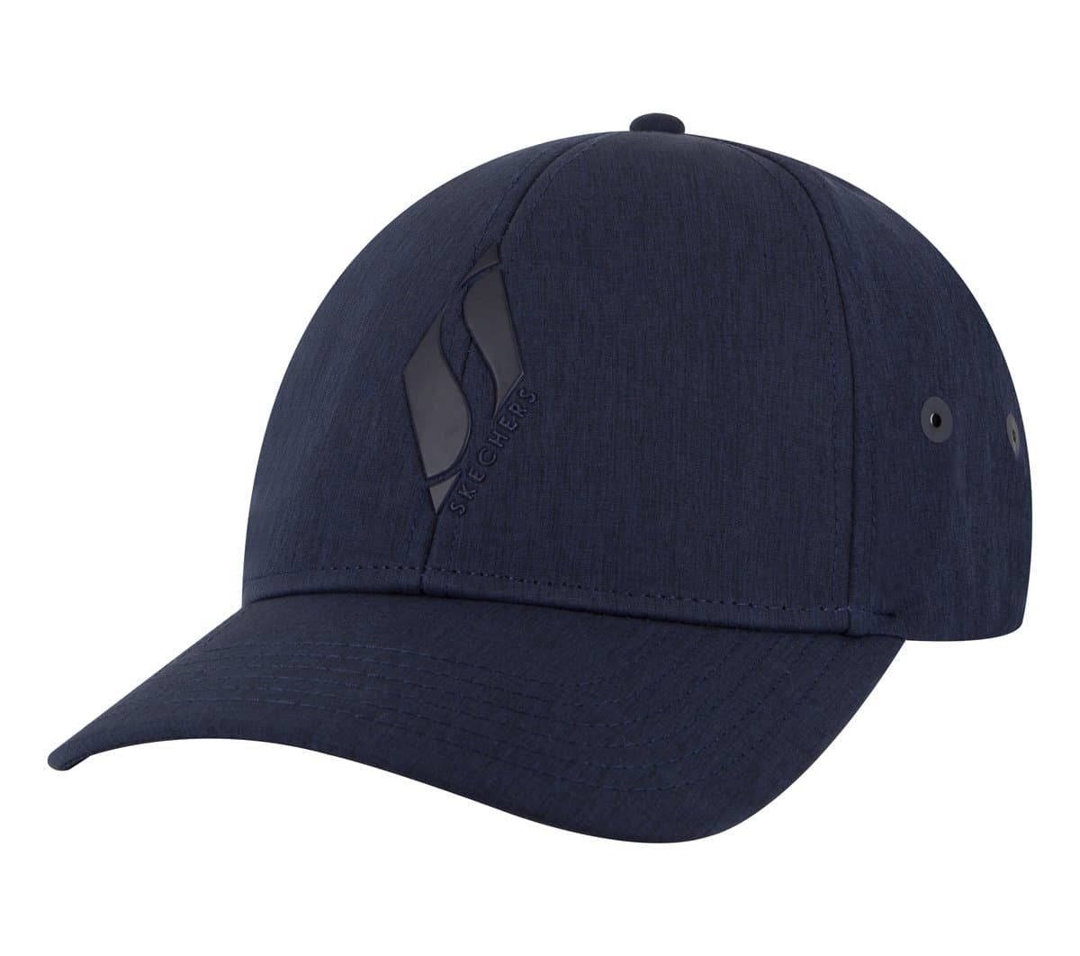 Skechers Men's Diamond S Stretch Fit Hat in Navy Blue