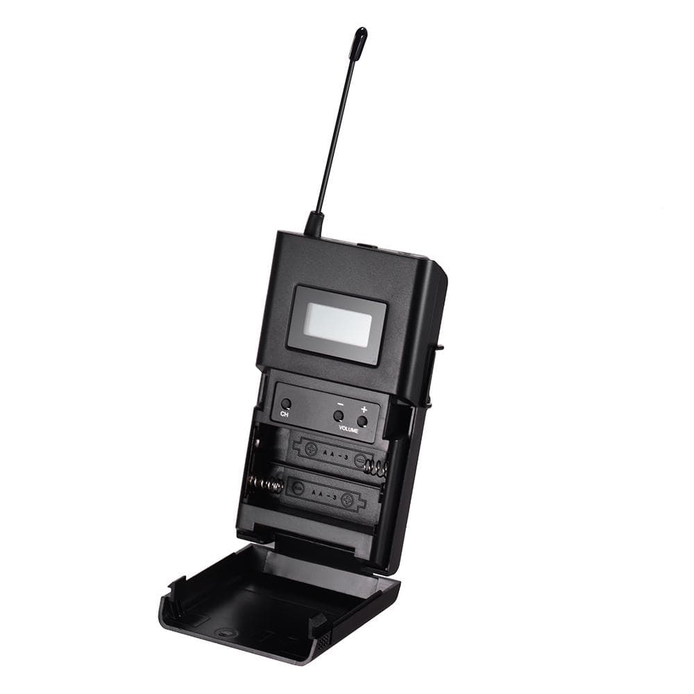 Takstar WPM-200R UHF Wireless Audio System Receiver LCD Display 6 Selectable Channels 50m black