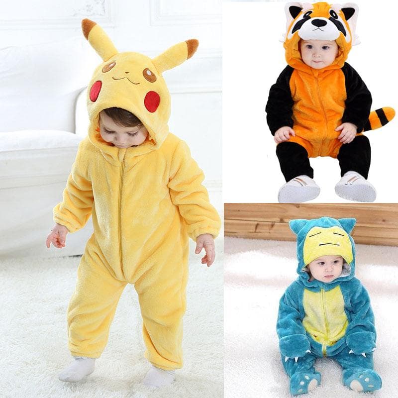 Winter Baby Birth Yellow Overalls Pajamas Hooded Clothing Newborn Infant Romper Onesie Animal Costume For Kid Outfit Hooded Jumpsuit cm