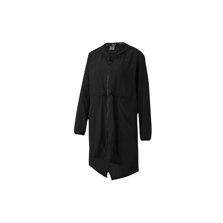 Puma Sports Running Fitness Yoga Hooded Jacket Women jackets Black 519643-02 cm