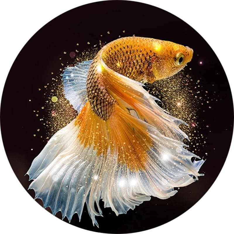 Full Round/Square 5D Diy Diamond Painting Pretty goldfish Diamond Embroidery Full Lay Cross Stitch Kits Home Decor Handmade Gift