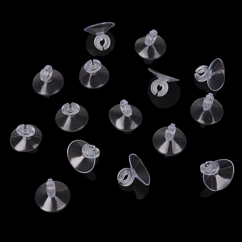 5/10Pcs Fixed Thermometer Suction Cup Soft Silicone Aquarium Oxygen Pump