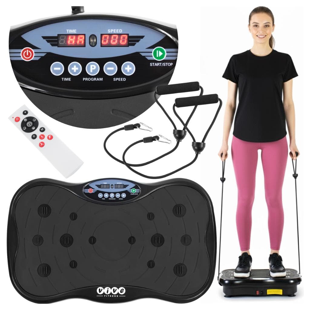 Platforma wibracyjna Vive Fitness czarna