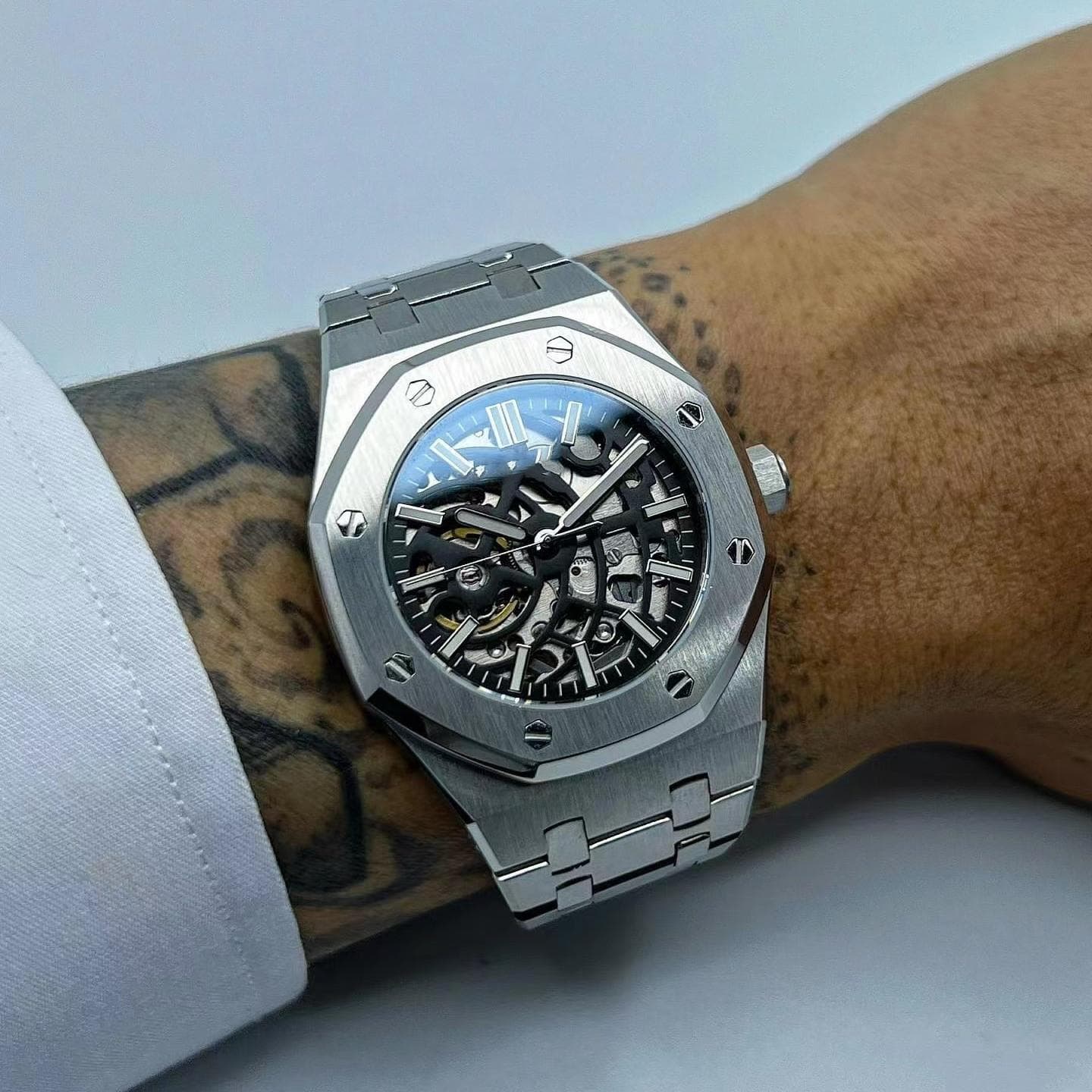 Sapphire Glass 316L Stainless Steel Case NH70 Movement Waterproof
