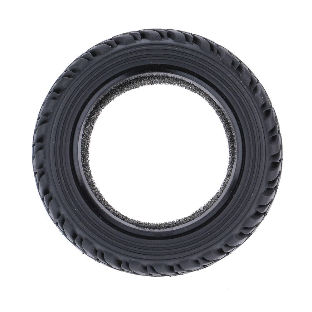 4Pcs/Set 1/10 Grain Run Flat Rally Car Tyre for Traxxas RC Rally Model Car black
