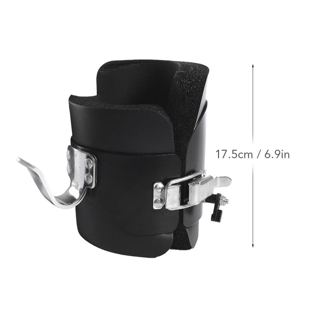 Inversion Gravity Boots Back Neck Shoulder Muscle Stretcher Boots for Chin Up Gym Fitness Bodybuilding black