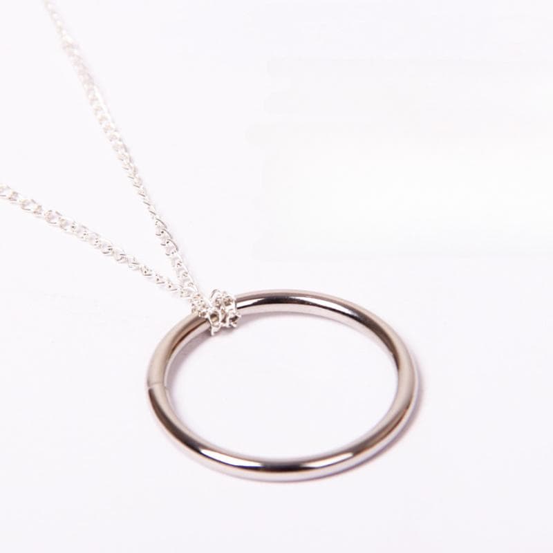 5PCS Ring and Chain Magic Tricks Street Close Up Illusion Props Alloy Knot Ring on Chain Magic Hoops Game Show Play Gifts Toy