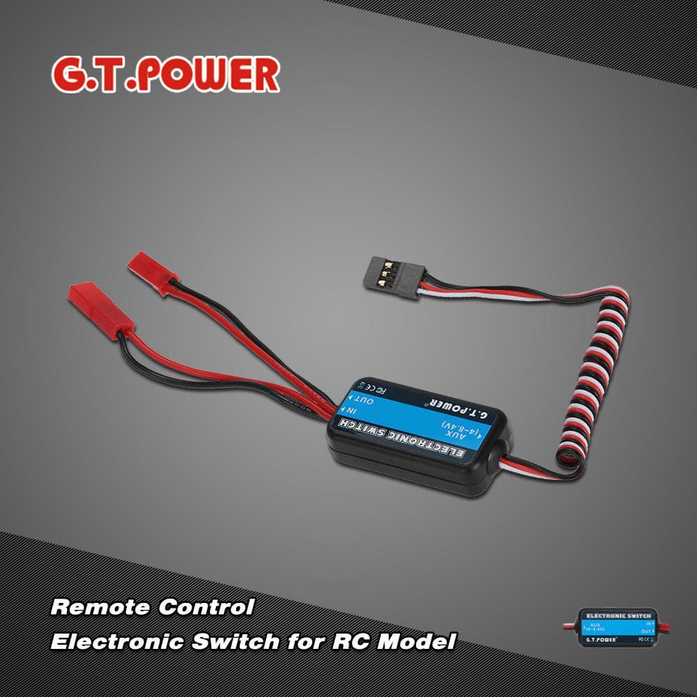 G.T.POWER Remote Control Electronic Switch for RC Airplane Helicopter Car