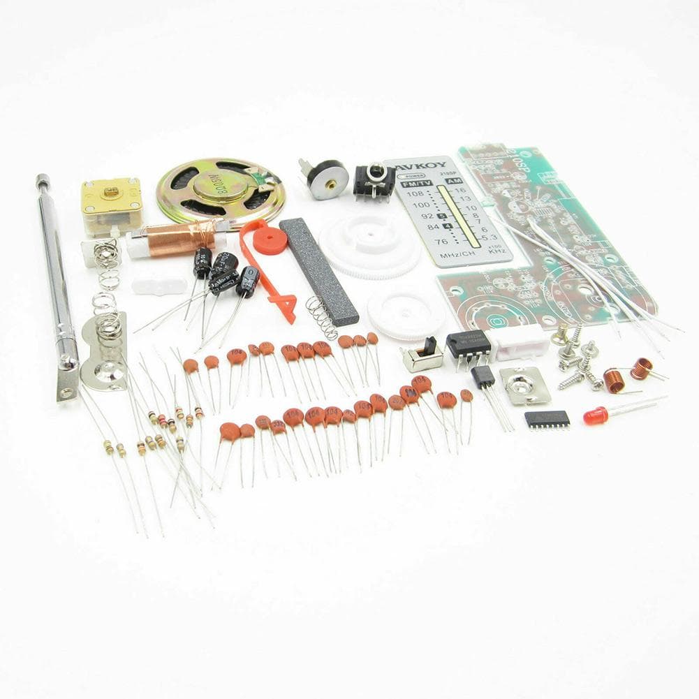 AM/FM Stereo Radio Kit Parts Assembly DIY Electronics