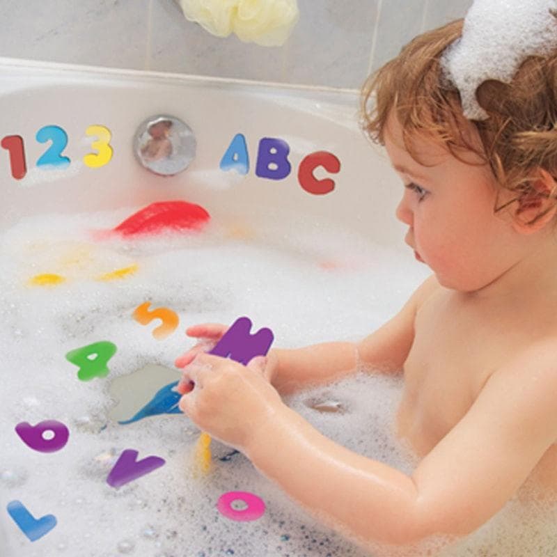 36x Foam Letters Numbers Floating Bathroom Bath tub Toys for Baby Kids Child Toy Wall Stickers