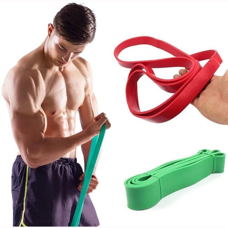 Heavy Duty Latex Resistance Band Exercise Elastic Band for Sport  Strength Pull Up Assist Band Workout Pilates Fitness Equipment blue