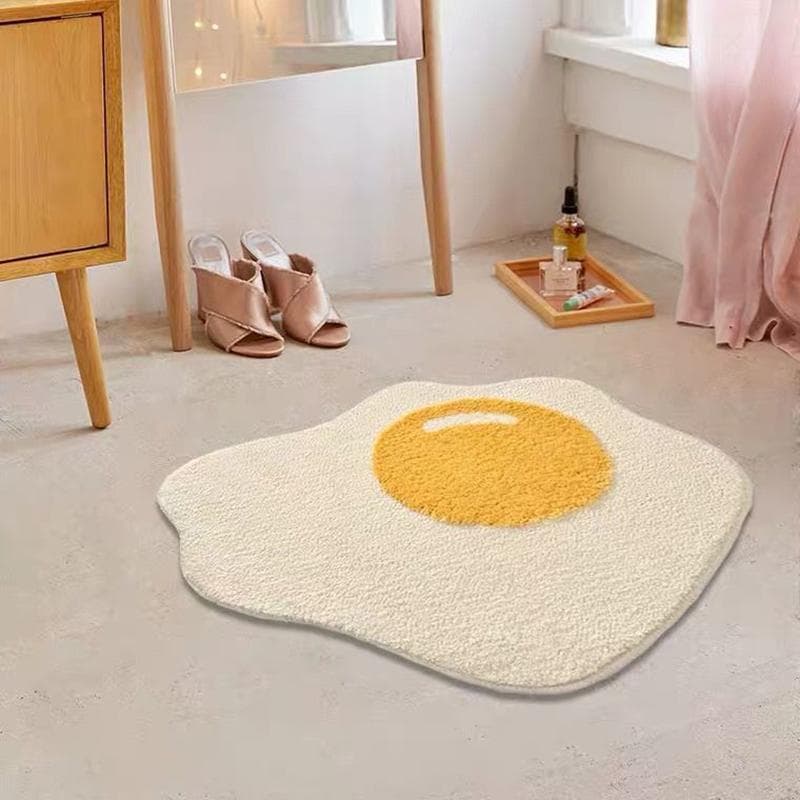 Super Soft Carpet Anti -Slip Mat Poached Egg Absorbent Doormat Living Room Entrance Door Home Floor Decoration Comfortable