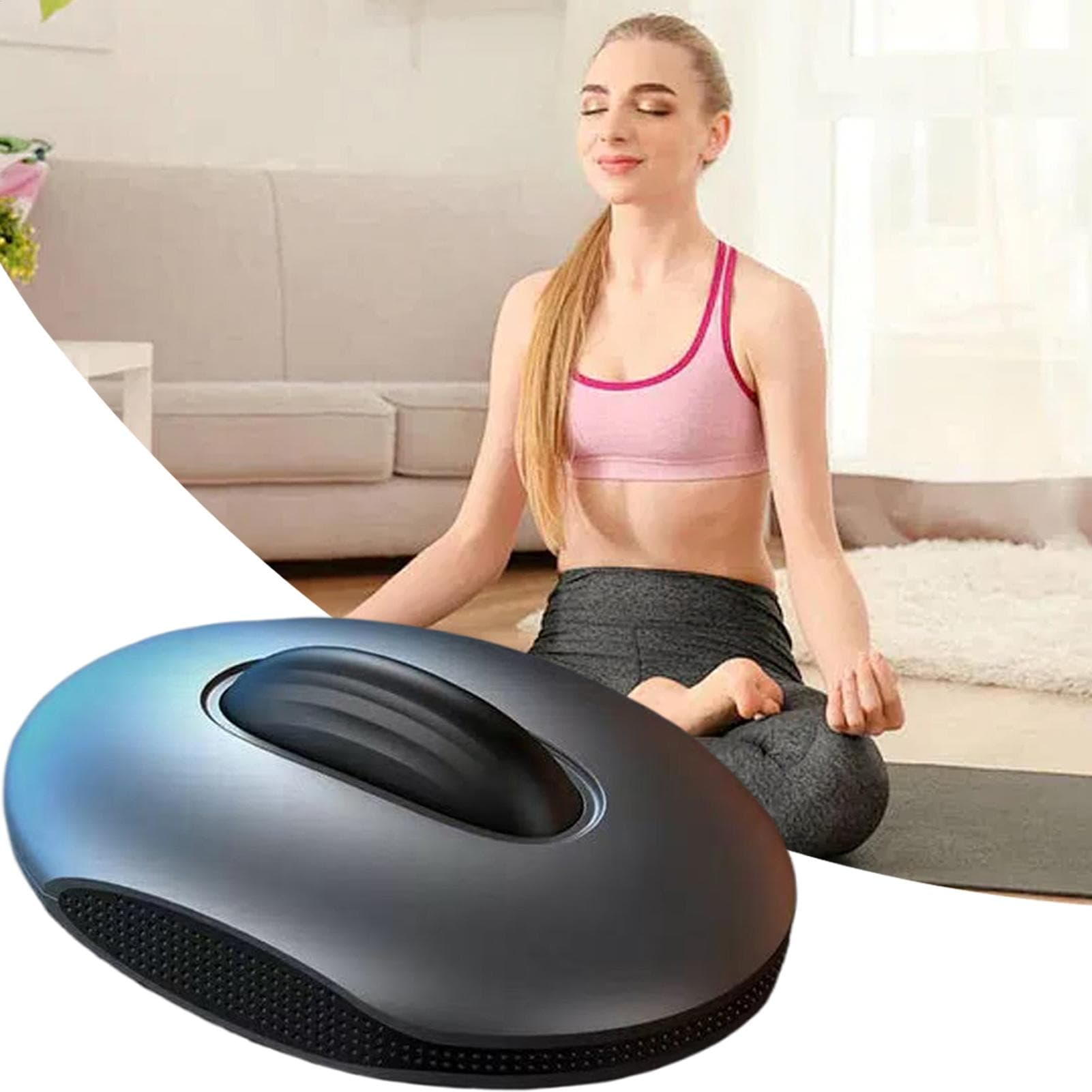 Pelvic Floor Trainer Woman Electric Ergonomic Workout Equipment Men PC Muscle Strengthener for Men Women Recovery Relaxation white