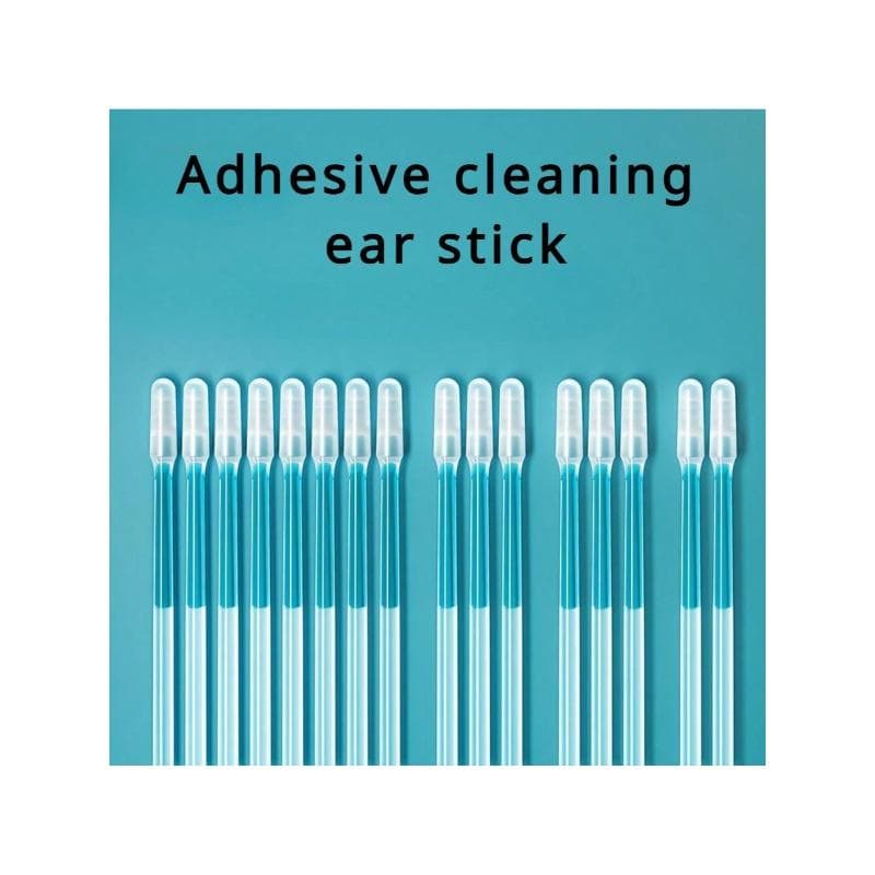 24pcs Ear Sticking Stick Ear Digging Tool Children's Ear Spoon Cleaning Ear Digging Cotton Stick Cotton Swab Ear Roller clear