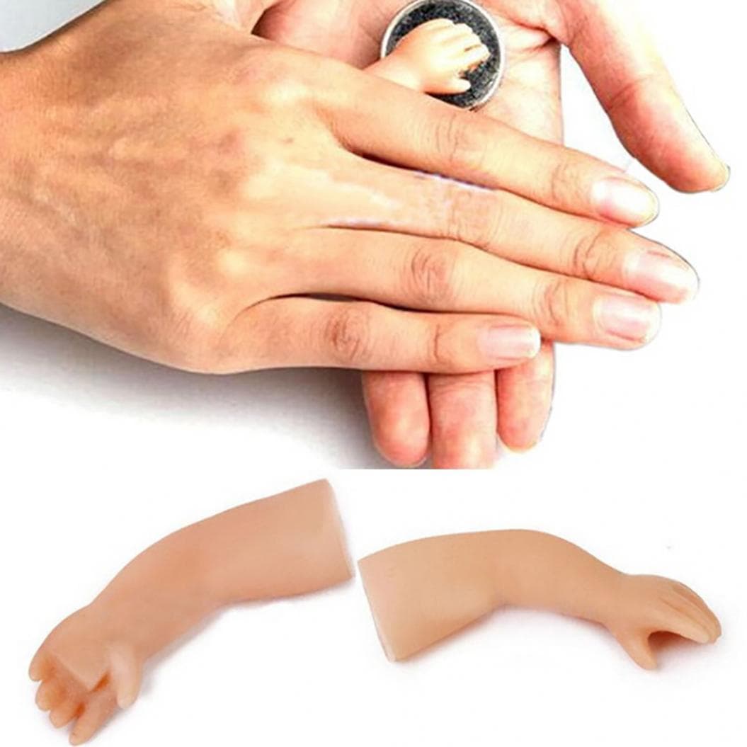 Fashion Little Hand Coin Disappeared Trick Toy Tools Close-Up Magic Show Props