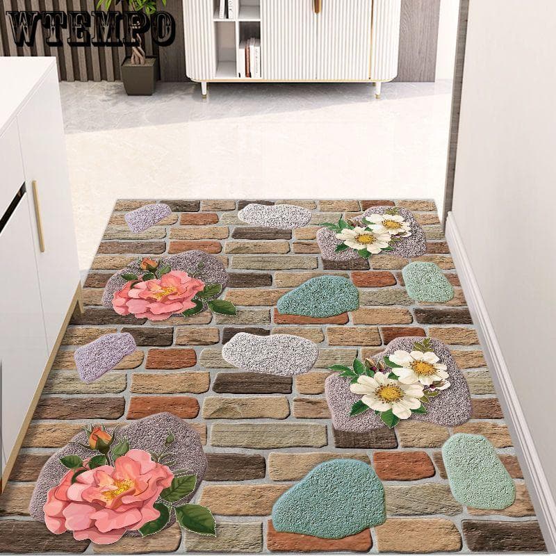 Doormat Entrance Floor Mat Funny Welcome Dog Paws Love Door Mat Home Decorative Indoor Outdoor Doormat Mat