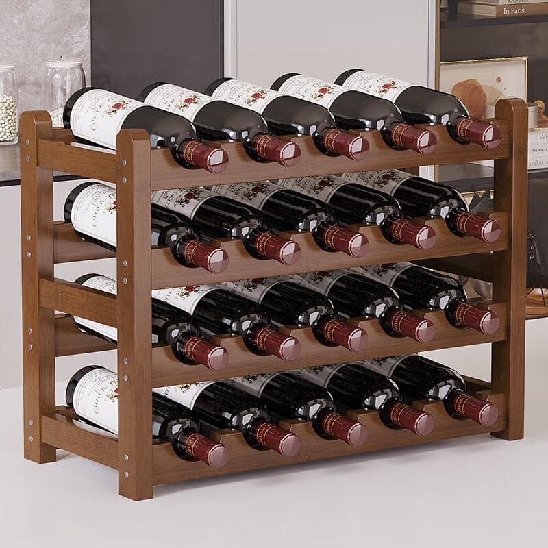Changbaosen 4-Tier Wine Bottle Storage Rack