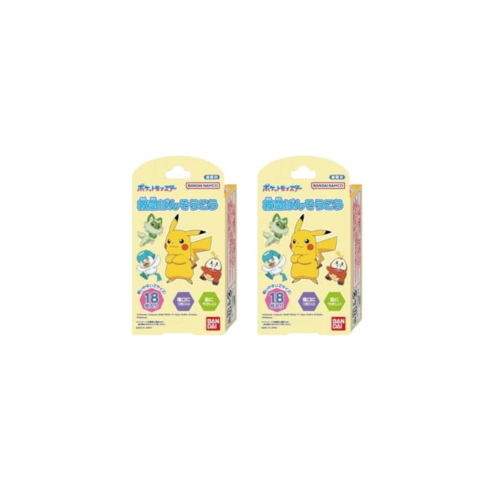 Bandai - Pattern Medicinal Tape - 18 pcs - Pokemon (2ea) Set"