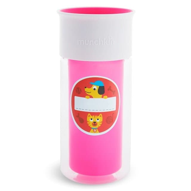 Munchkin Miracle 360° Insulated Cup (Colour: Pink)