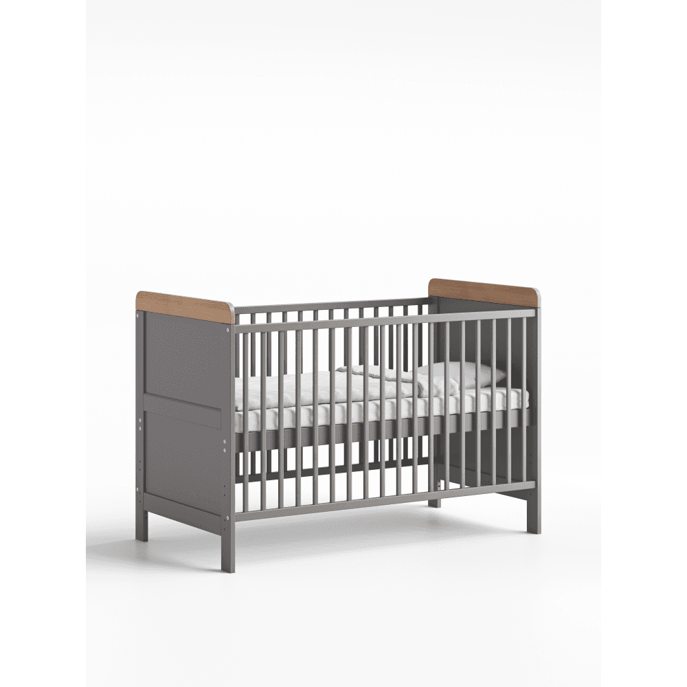 Callowesse Barnack Cot Bed - Grey & Oak
