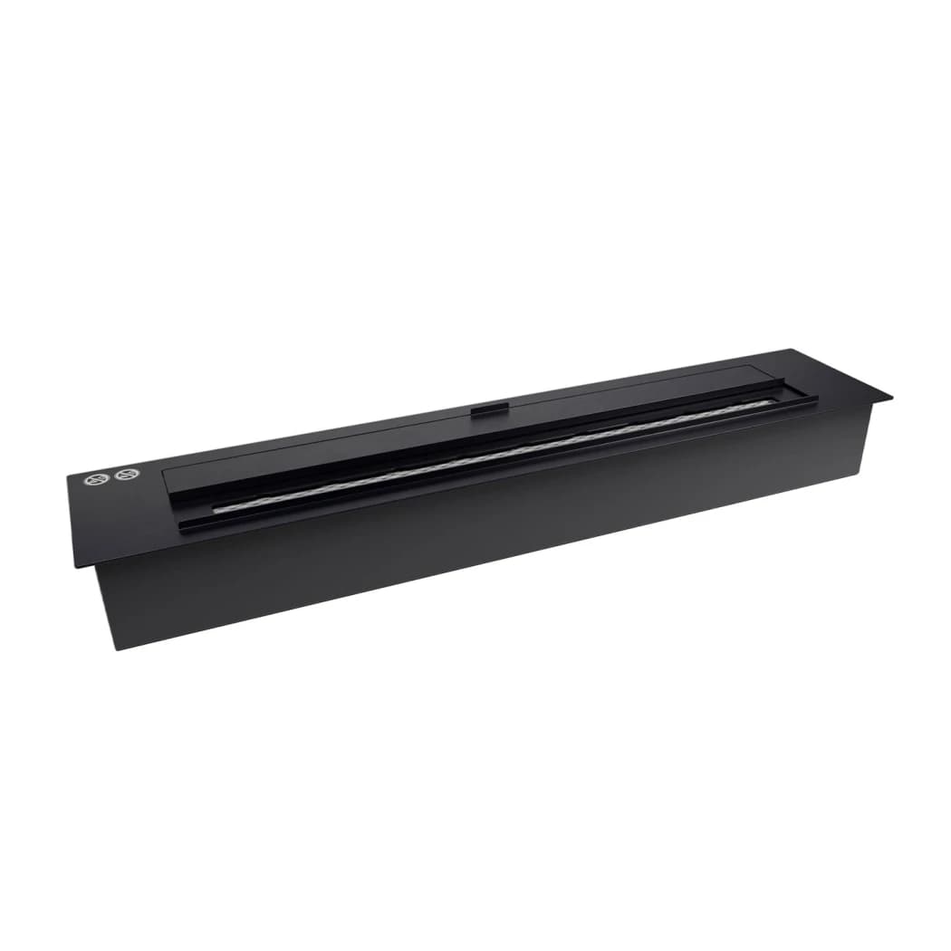 Superior 3.5L Bioethanol Burner Insert 60 cm - Black DIY Fireplace Burner with Lip - by ScandiFlames