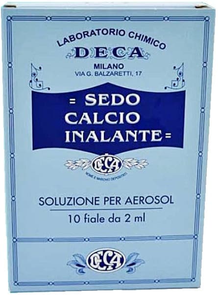 Sedo calcio inalante 10f 2ml