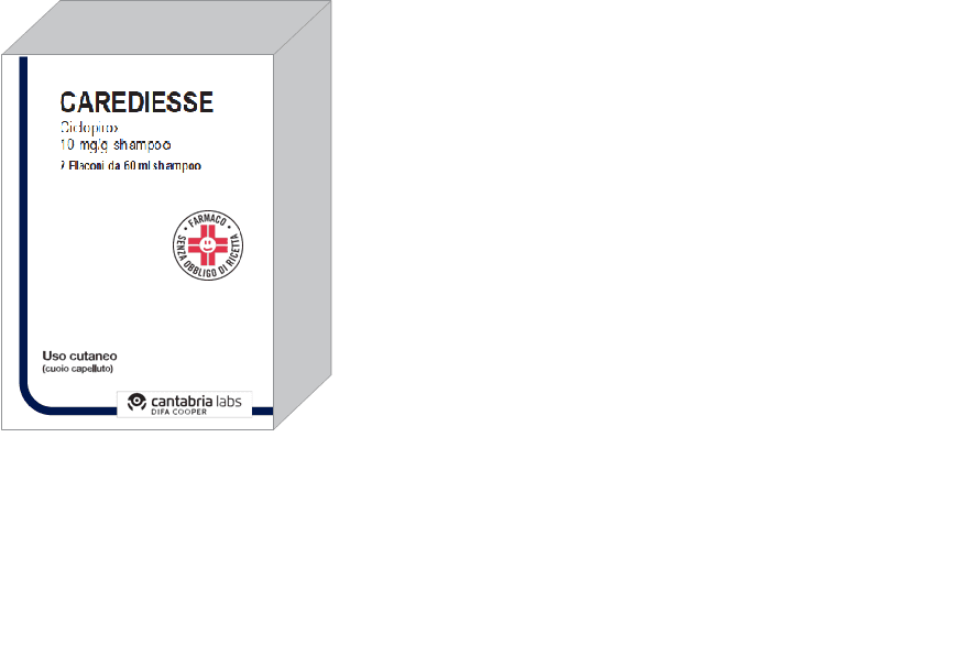 Carediesse*shamp2fl 60ml10mg g