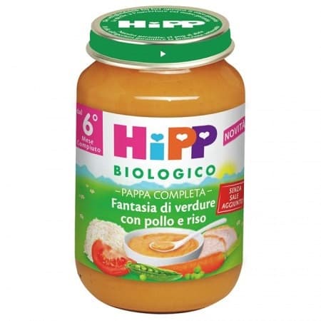 Hipp bio fant verd pol/ris190g