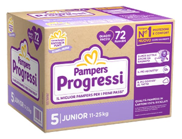 Pampers qu prog j 72pz