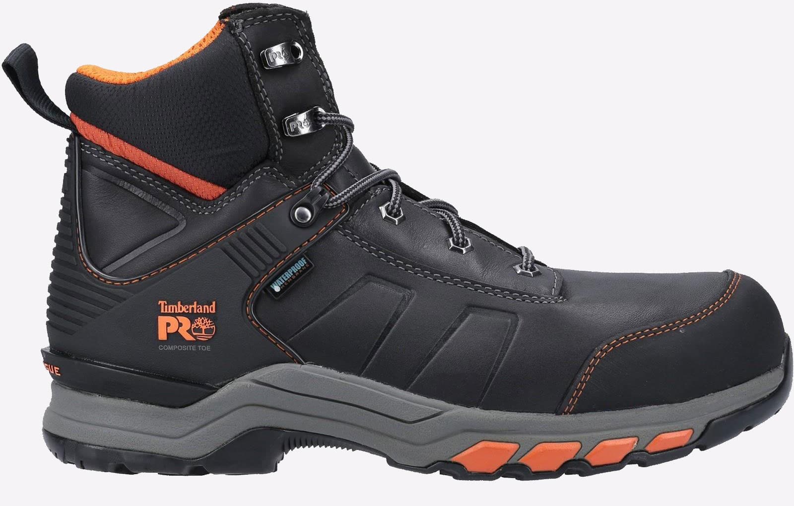 Timberland Pro Hypercharge Composite Safety Toe Work Boot Men's | Safety Boots  | Black/Orange  | UK Size 6.5
