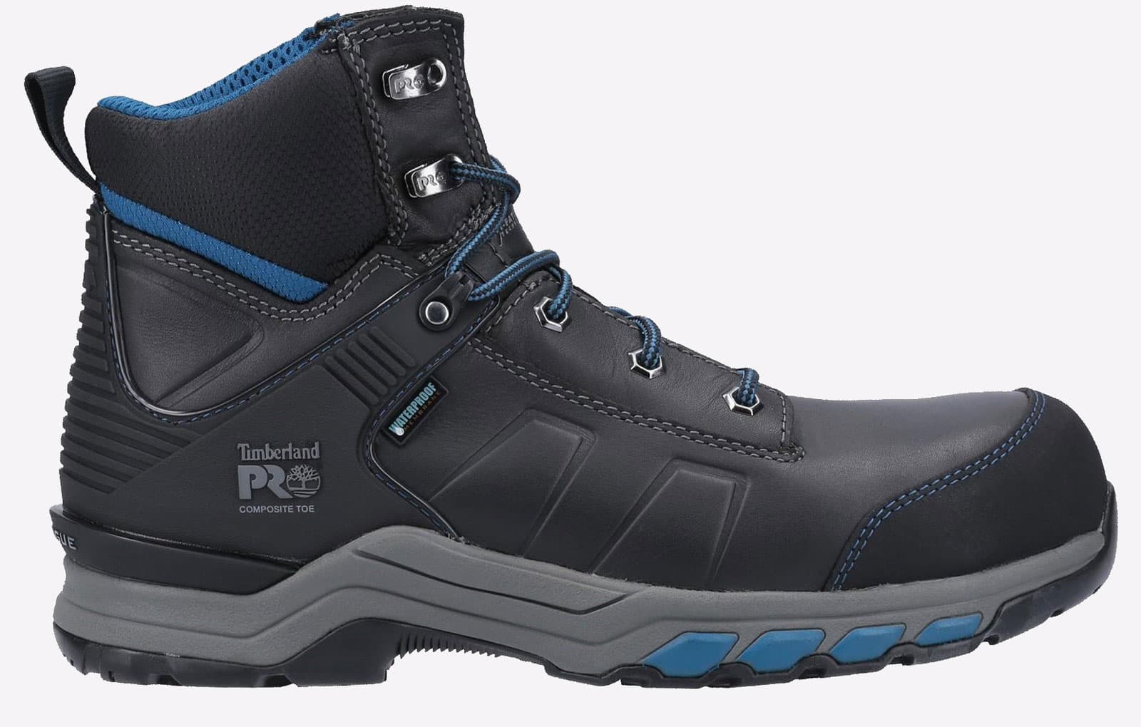 Timberland Pro Hypercharge Composite Safety Toe Work Boot Men's | Safety Boots  | Black/Teal  | UK Size 6.5