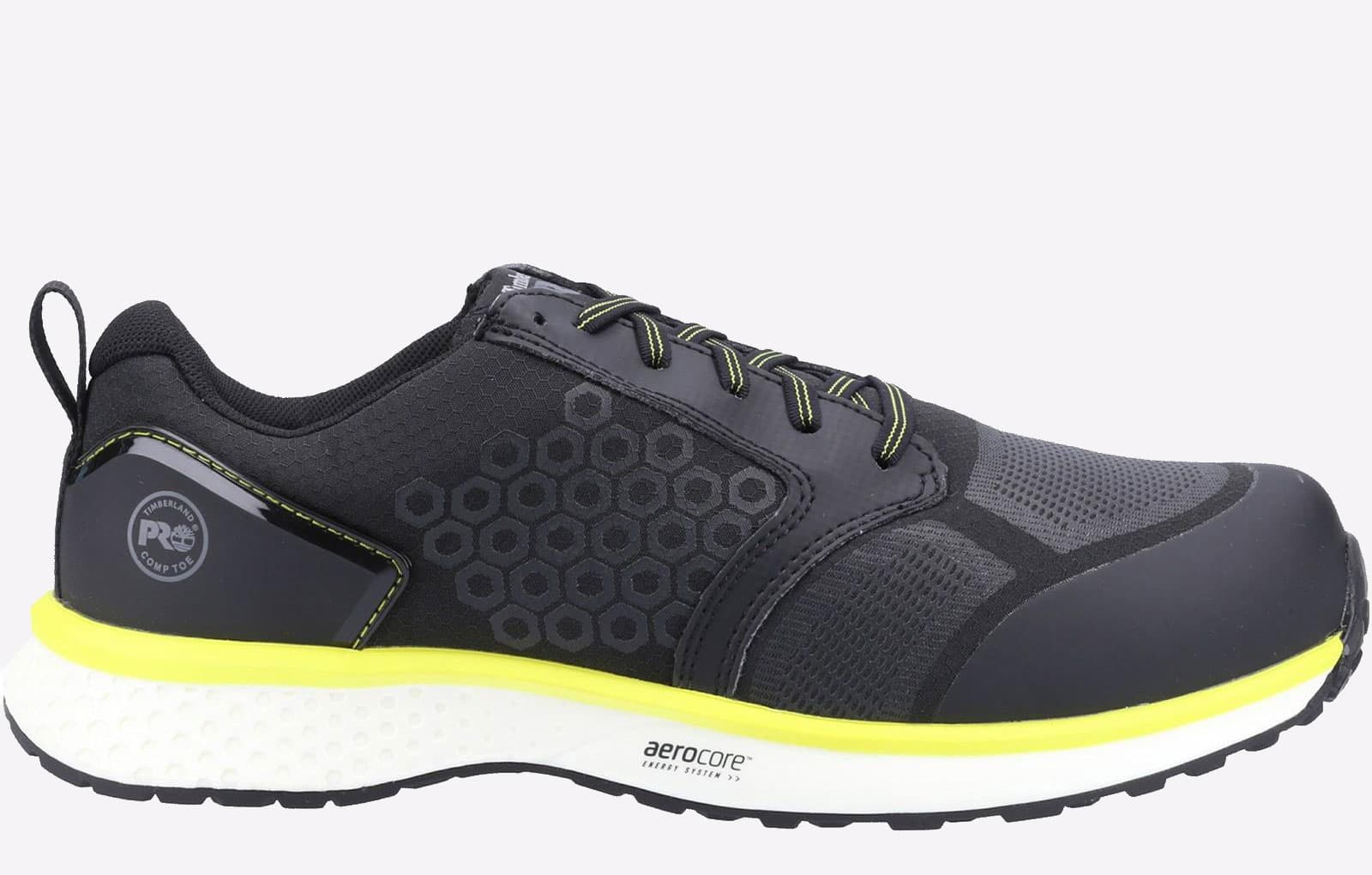 Timberland Pro Reaxion Composite Safety Trainer Men's | Safety Footwear  | Black/Yellow  | UK Size 6.5