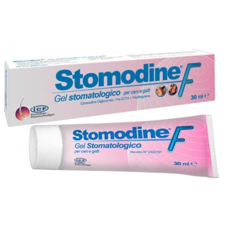 I. C. F. Ind. Chimica Fine - Stomodine F Gel stomatologico per cani e gatti 30 ml