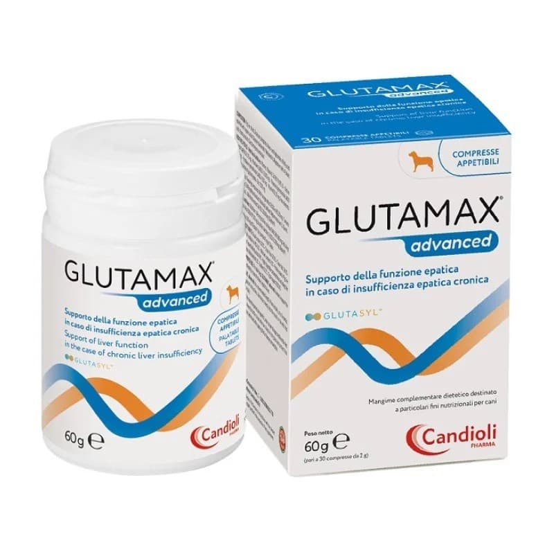 Candioli - Glutamax advanced Mangime Complementare Cane 30 Compresse